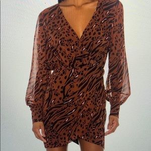LNA leopard dress